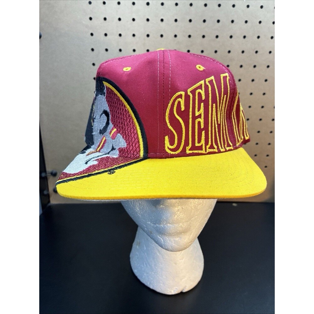 Vintage 90s Florida State Seminoles Starter Big Side Logo Snapback Hat NWT